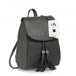Rucsac dama din piele naturala DiAmanti Giuseppe Grigio Scuro